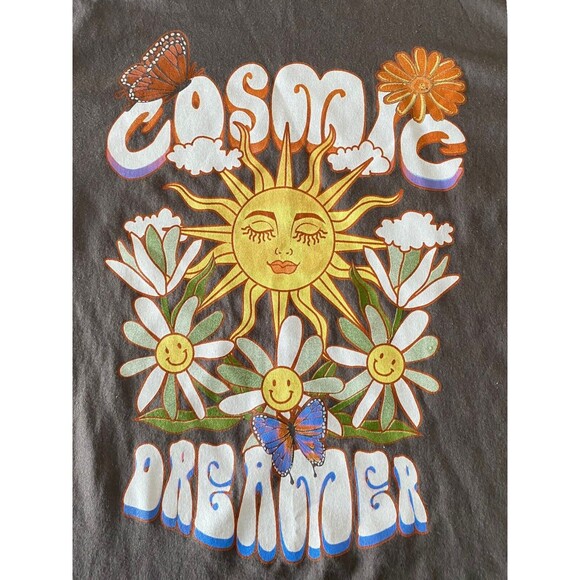 NWOT Latte Love - Cosmic Dreamer- Boho Womens T-Shirt Size L - Picture 2 of 3